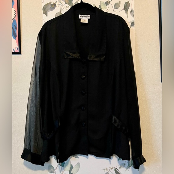 Vintage Sheer Shacket - Picture 1 of 5